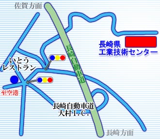 日本溶接協会長崎県支部案内図